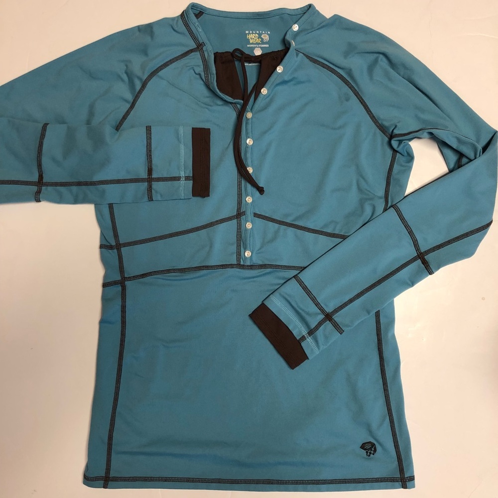 Mountain HardWear Blue Long Sleeve Active Shirt